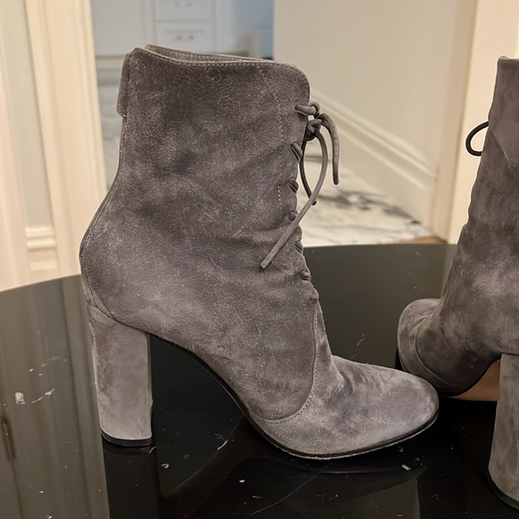Gianvito Rossi Gray Ankle Boots - Picture 3 of 9